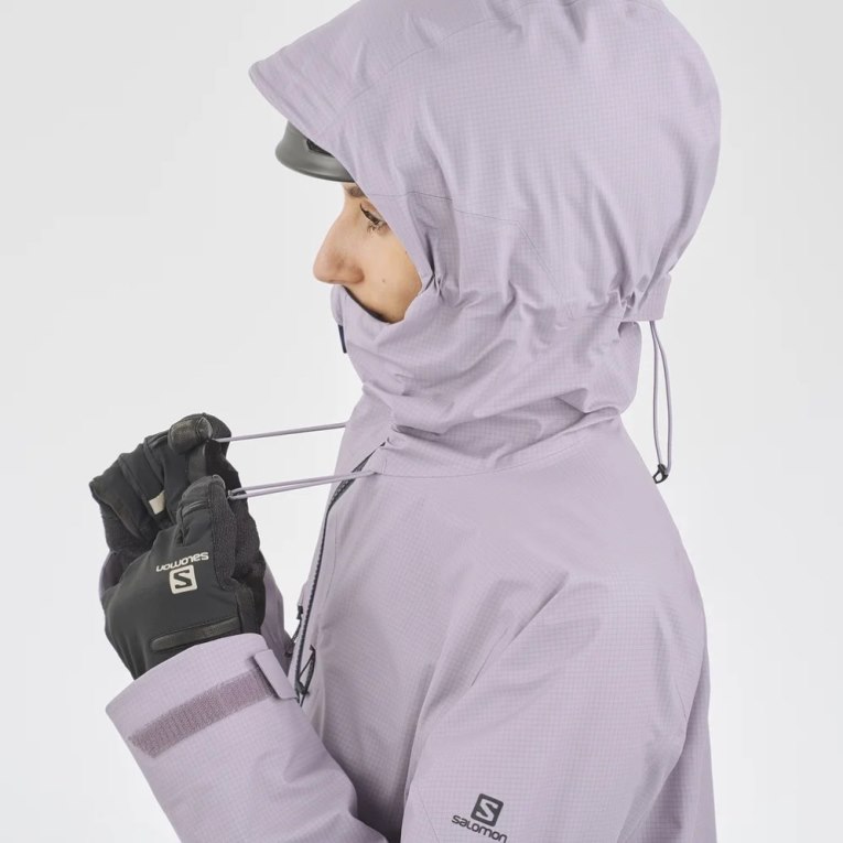 Lavender Salomon Outpeak GTX 3L Women's Shell Jackets | IE WX1764